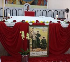 Neste domingo, 01/12, as 10h, missa de encerramento da Festa dos Três Mártires das Missões